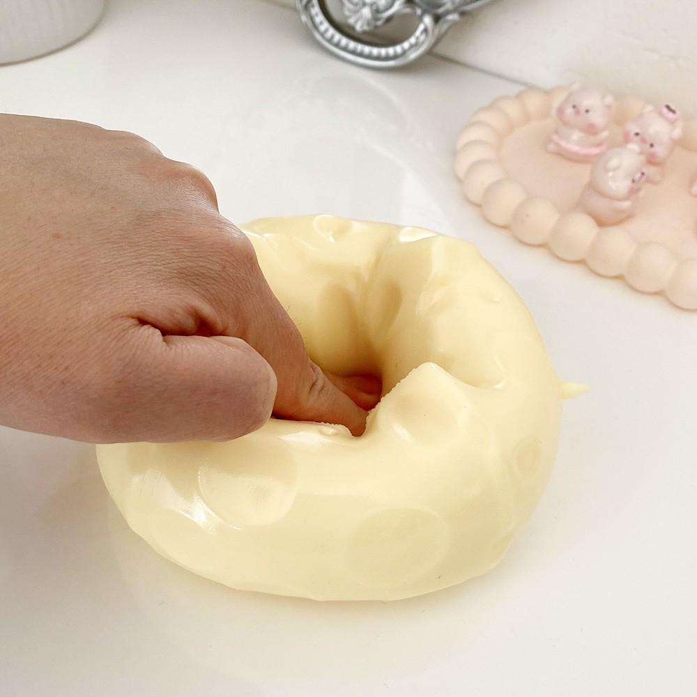 Moldable Jelly Cheese Squishy – 2.75 in