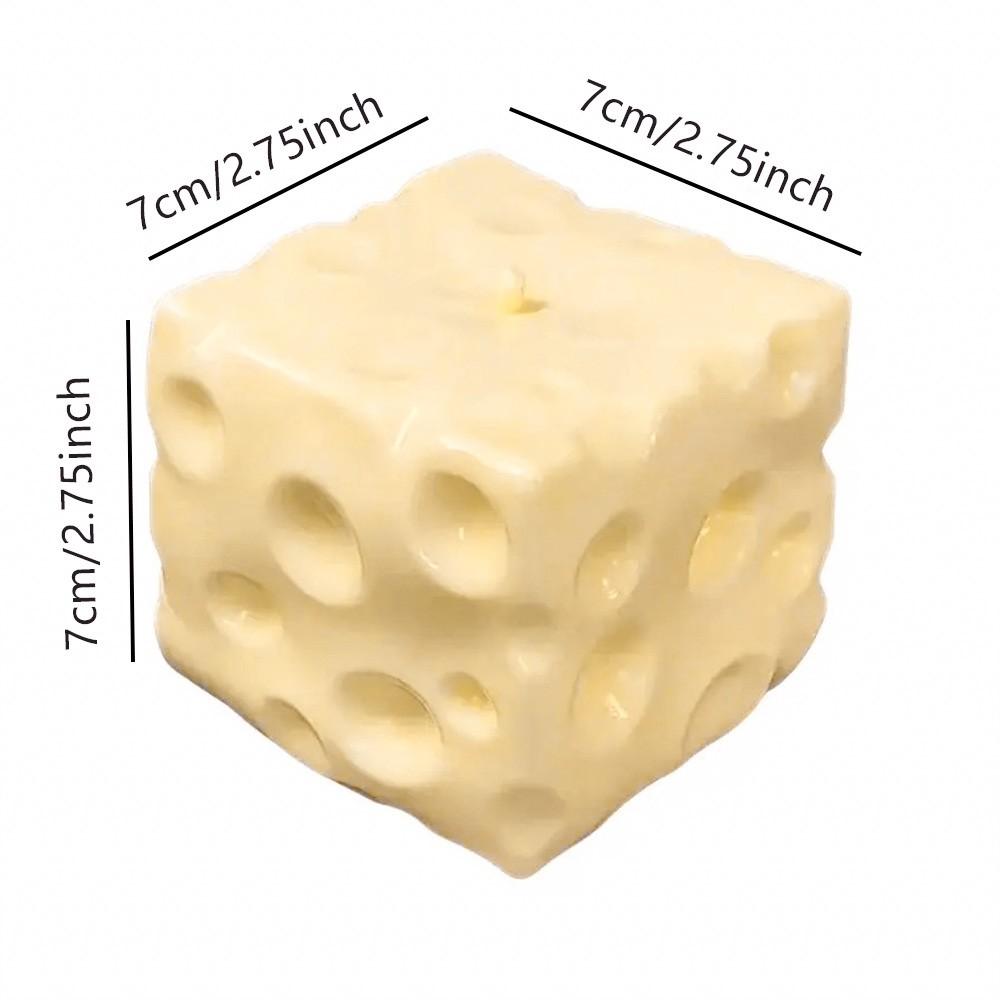 Moldable Jelly Cheese Squishy – 2.75 in