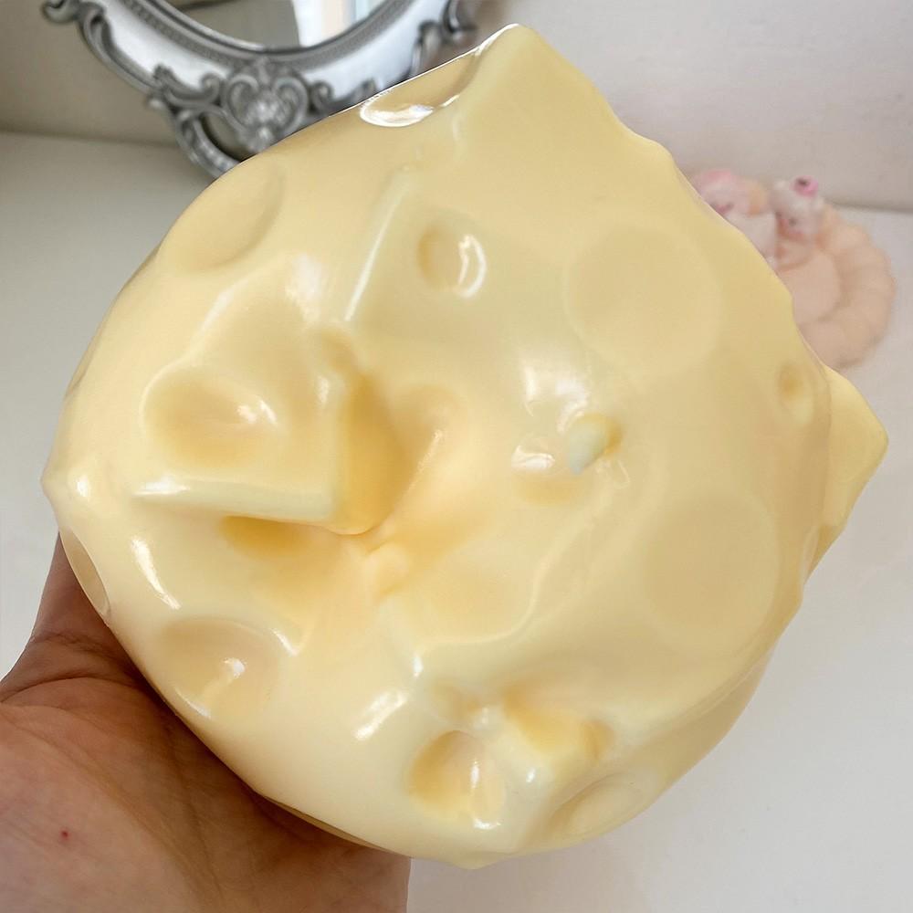Moldable Jelly Cheese Squishy – 2.75 in