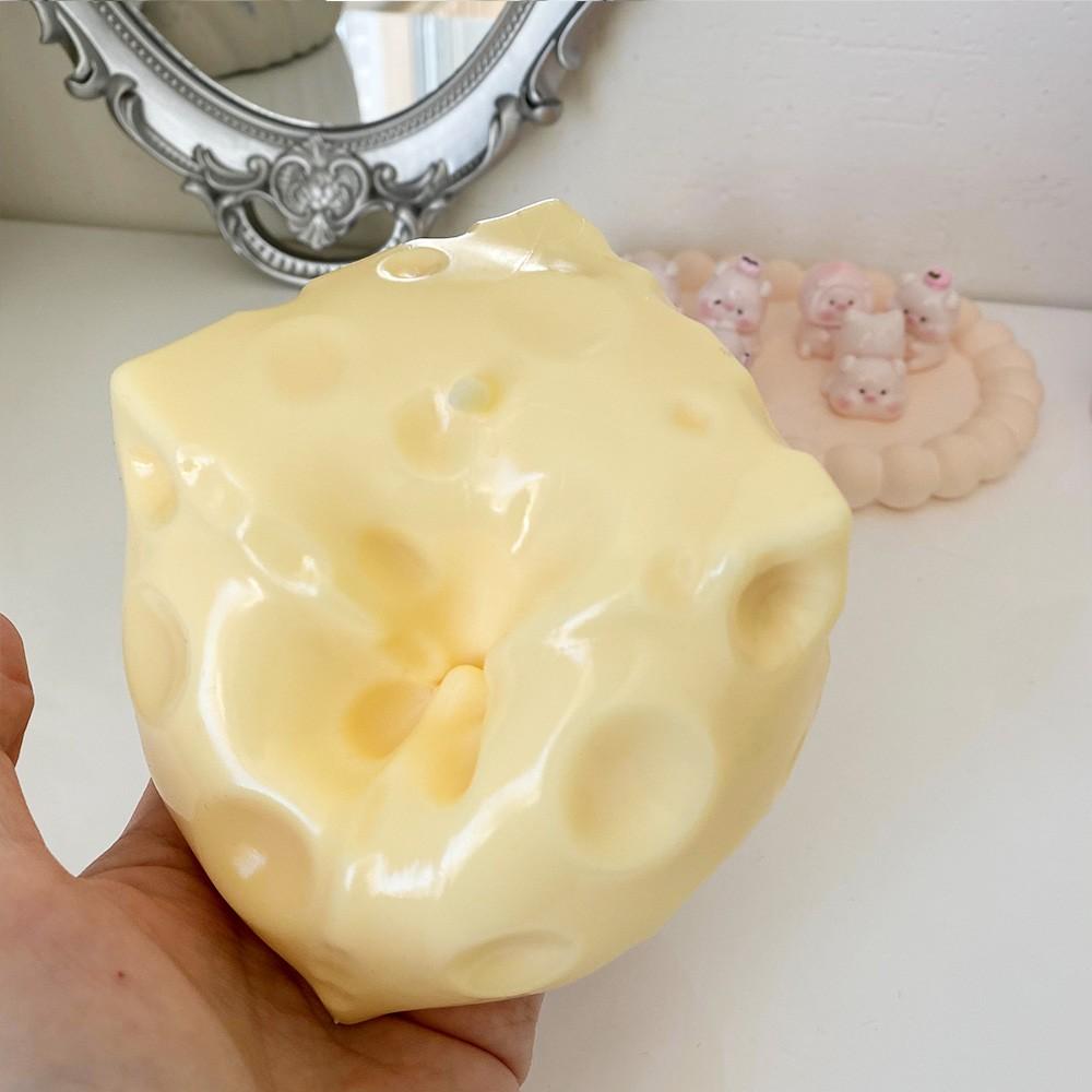 Moldable Jelly Cheese Squishy – 2.75 in